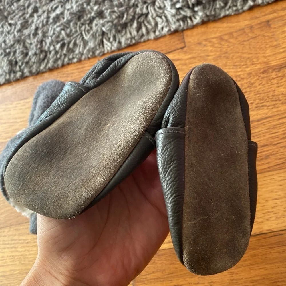 Baby Gray Moccasins and Slippers Boots Bundle
